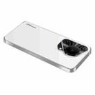 For Huawei Pura 70 Ultra AG Frosted Electroplating Acrylic Phone Case(Silver White) - 1