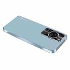 For Huawei P60 Pro AG Frosted Electroplating Acrylic Phone Case(Sierra Blue) - 1