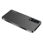 For Huawei P30 AG Frosted Electroplating Acrylic Phone Case(Black) - 1