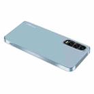 For Huawei P30 AG Frosted Electroplating Acrylic Phone Case(Sierra Blue) - 1