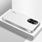 For Huawei nova 13 Pro AG Frosted Electroplating Acrylic Phone Case(Silver White) - 1