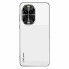 For Huawei nova 14 AG Frosted Electroplating Acrylic Phone Case(Silver White) - 1