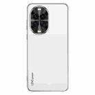 For Huawei nova 14 Pro AG Frosted Electroplating Acrylic Phone Case(Silver White) - 1