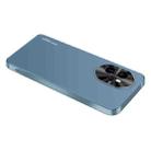 For Honor 100 Pro AG Frosted Electroplating Acrylic Phone Case(Navy Blue) - 1