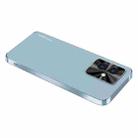 For Honor 100 AG Frosted Electroplating Acrylic Phone Case(Sierra Blue) - 1