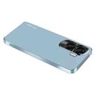 For Honor 90 Lite AG Frosted Electroplating Acrylic Phone Case(Sierra Blue) - 1