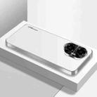 For Honor 300 AG Frosted Electroplating Acrylic Phone Case(Silver White) - 1