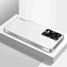 For Honor GT AG Frosted Electroplating Acrylic Phone Case(Silver White) - 1