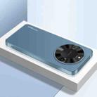 For Honor X60 AG Frosted Electroplating Acrylic Phone Case(Navy Blue) - 1