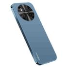 For Honor X9c AG Frosted Electroplating Acrylic Phone Case(Navy Blue) - 1