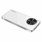 For OnePlus 12 AG Frosted Electroplating Acrylic Phone Case(Silver White) - 1