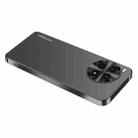 For OnePlus Ace 3 Pro AG Frosted Electroplating Acrylic Phone Case(Black) - 1