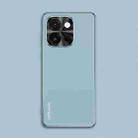For OnePlus 13T AG Frosted Electroplating Acrylic Phone Case(Sierra Blue) - 1