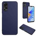 For OPPO A17 Global R20 Leather Pattern Phone Single Case(Blue) - 1