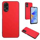 For OPPO A58/A58x/A1x/A1 Active/A2x R20 Leather Pattern Phone Single Case(Red) - 1