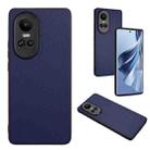 For OPPO Reno10/Reno10 Pro 5G Global R20 Leather Pattern Phone Single Case(Blue) - 1