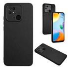For Xiaomi Redmi 10C R20 Leather Pattern Phone Single Case(Black) - 1