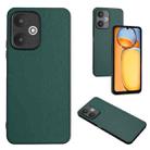 For Xiaomi Redmi 13C 5G Global/13R R20 Leather Pattern Phone Single Case(Green) - 1