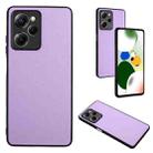 For Xiaomi Redmi Note 12 Pro Speed R20 Leather Pattern Phone Single Case(Purple) - 1