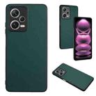 For Xiaomi Redmi Note 12 Pro 5G R20 Leather Pattern Phone Single Case(Green) - 1