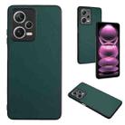 For Xiaomi Redmi Note 12 Pro+ 5G R20 Leather Pattern Phone Single Case(Green) - 1