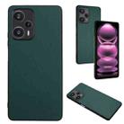 For Xiaomi Redmi Note 12 Turbo R20 Leather Pattern Phone Single Case(Green) - 1