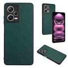 For Xiaomi Redmi Note 12 5G Global R20 Leather Pattern Phone Single Case(Green) - 1