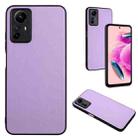For Xiaomi Redmi Note 12S 4G Global R20 Leather Pattern Phone Single Case(Purple) - 1