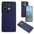 For Xiaomi Redmi Note 13 5G Global R20 Leather Pattern Phone Single Case(Blue) - 1