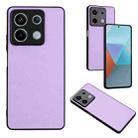 For Xiaomi Redmi Note 13 5G Global R20 Leather Pattern Phone Single Case(Purple) - 1