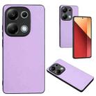For Xiaomi Redmi Note 13 Pro 4G Global R20 Leather Pattern Phone Single Case(Purple) - 1