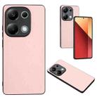 For Xiaomi Redmi Note 13 Pro 4G Global R20 Leather Pattern Phone Single Case(Pink) - 1