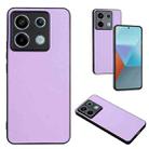 For Xiaomi Redmi Note 13 Pro 5G Global R20 Leather Pattern Phone Single Case(Purple) - 1