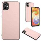 For Samsung Galaxy A05 4G Global R20 Leather Pattern Phone Single Case(Pink) - 1