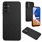 For Samsung Galaxy A25 5G Global R20 Leather Pattern Phone Single Case(Black) - 1