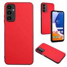 For Samsung Galaxy A25 5G Global R20 Leather Pattern Phone Single Case(Red) - 1