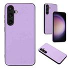 For Samsung Galaxy S24+ 5G R20 Leather Pattern Phone Single Case(Purple) - 1