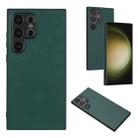 For Samsung Galaxy S24 Ultra 5G R20 Leather Pattern Phone Single Case(Green) - 1
