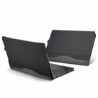 For HP Envy X360 14 inch 14-fa 2024 Leather Laptop Shockproof Protective Case(Black) - 1