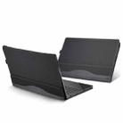 For HP Envy X360 14 inch 14t-es / 14-es Leather Laptop Shockproof Protective Case(Black) - 1