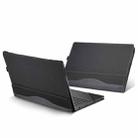 For HP Pavilion X360 Laptop 14-dw / 14m-dw Leather Laptop Shockproof Protective Case(Black) - 2