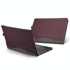 For HP EliteBook 860 / 865 G11 16 inch Leather Laptop Shockproof Protective Case(Wine Red) - 1