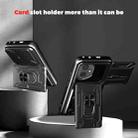 For Honor 400 Global 156.5mm Sliding Camshield TPU+PC Phone Case with Card Slot(Rose Gold) - 2