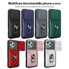 For Honor 400 Lite Global Sliding Camshield TPU+PC Phone Case with Card Slot(Black) - 2