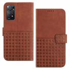 For Xiaomi Redmi Note 11 Pro Woven Embossed RFID Blocking Leather Phone Case(Brown) - 1