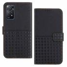 For Xiaomi Redmi Note 11 Pro Woven Embossed RFID Blocking Leather Phone Case(Black) - 1