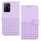 For Xiaomi Mi 11T / 11T Pro Woven Embossed RFID Blocking Leather Phone Case(Purple) - 1