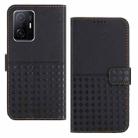 For Xiaomi Mi 11T / 11T Pro Woven Embossed RFID Blocking Leather Phone Case(Black) - 1