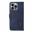 For iPhone 16 Pro Max Classic Calf Texture Flip Leather Phone Case(Blue) - 3