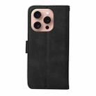 For iPhone 16 Pro Classic Calf Texture Flip Leather Phone Case(Black) - 3